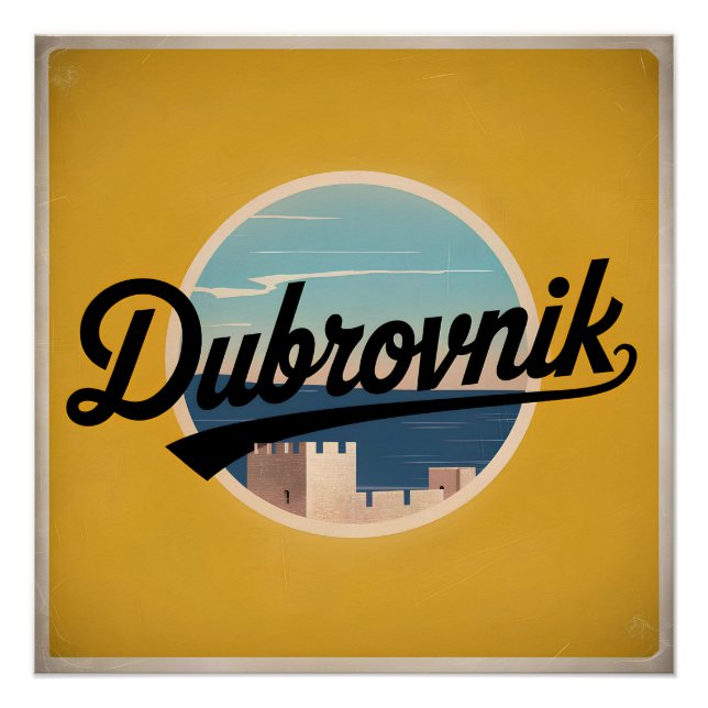 Dubrovnik vintage poster (Front)