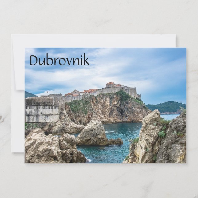 Dubrovnik walls view from sea (Front)
