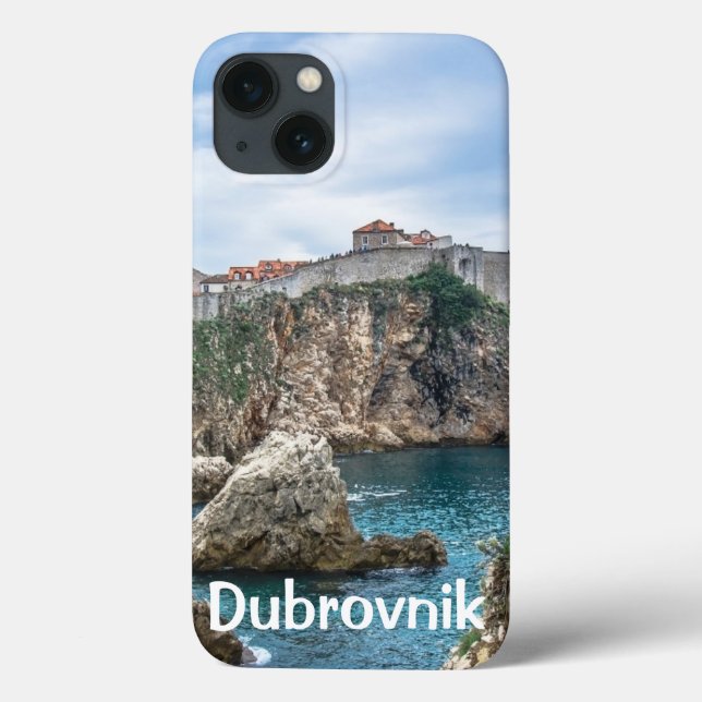 Dubrovnik walls view from sea Case-Mate iPhone case (Back)