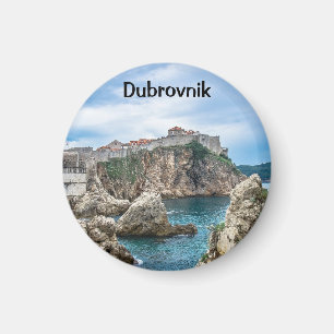 Dubrovnik walls view from sea magnet