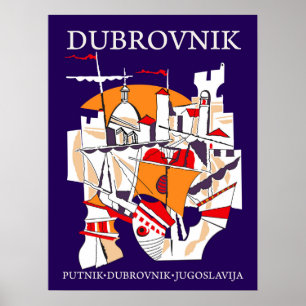 Dubrovnik, Yugoslavia Poster