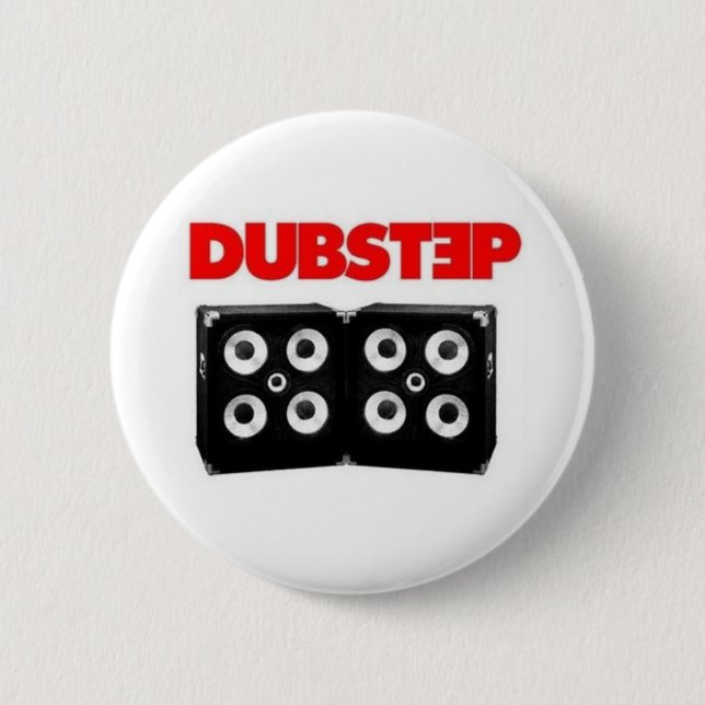 Dubstep 6 Cm Round Badge (Front)