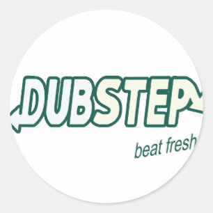 DUBSTEP beat fresh Classic Round Sticker