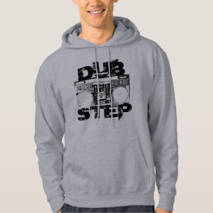 Dubstep Boombox Light Grey Hoodie