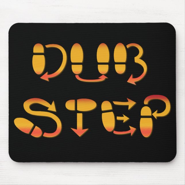 Dubstep Dance Footwork Mouse Pad (Front)