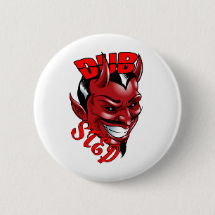 Dubstep Devil 6 Cm Round Badge
