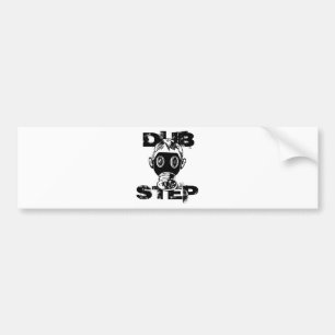 Dubstep Gas Mask Bumper Sticker