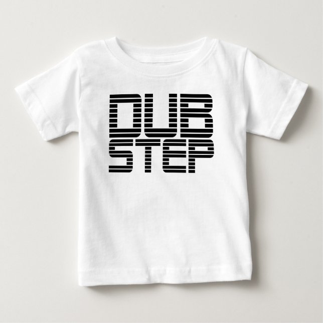 Dubstep Lined Text Baby T-Shirt (Front)