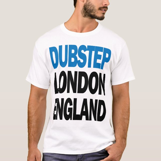 Dubstep London England t-shirt (NEW) (Front)