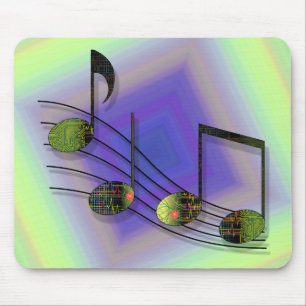 Dubstep Notes Mousepad