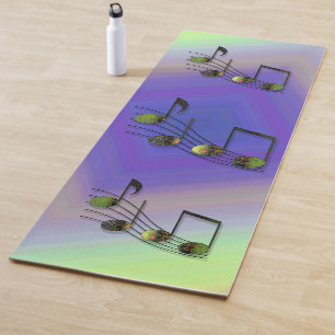 Dubstep Notes Yoga Mat