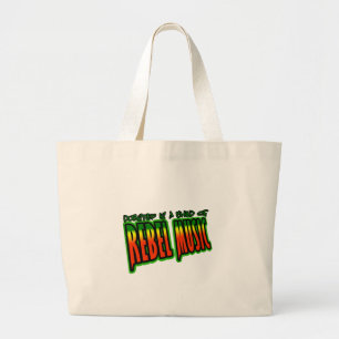 Dubstep Rebel Music Large Tote Bag