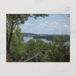 Dubuque Iowa from the Mississippi River Postcard