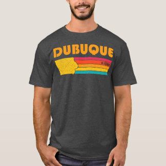 Dubuque Iowa Vintage Distressed Souvenir T-Shirt