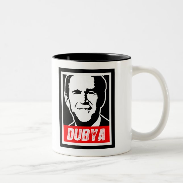 DUBYA Two-Tone COFFEE MUG (Right)