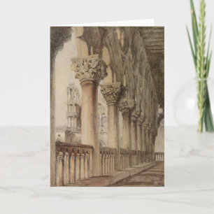 Ducal Palace (by John Ruskin) Card