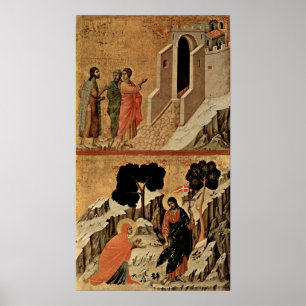 Duccio di Buoninsegna - Christ and Mary Magdalene Poster