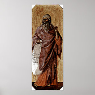 Duccio di Buoninsegna - Prophet Isaiah Poster