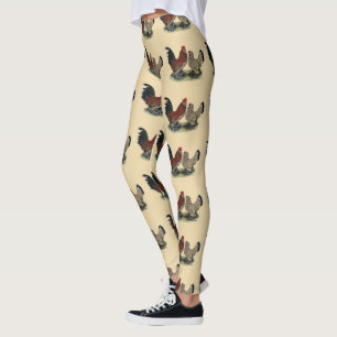 D'Uccle Bantams:  Mille Fleur Leggings
