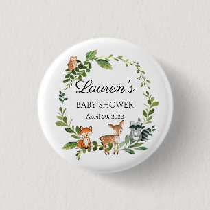 Ducha bebé de Woodland 3 Cm Round Badge