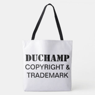 Duchamp, Copyright & Trademark Tote Bag