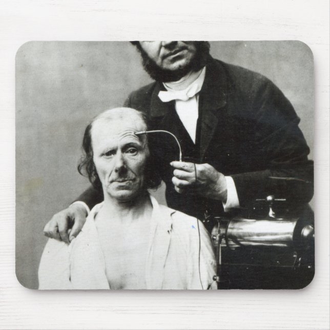 Duchenne de Boulogne with a 'victim patient' Mouse Pad (Front)