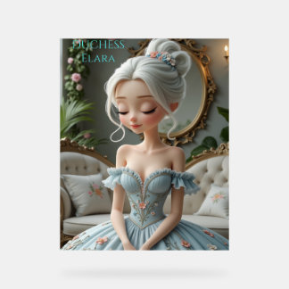 Duchess Elara: Graceful Elegance Acrylic Sign