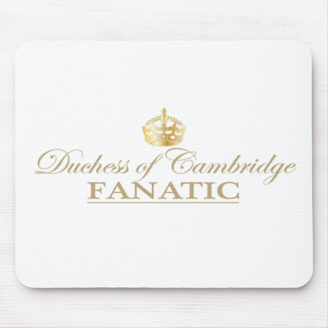 Duchess of Cambridge Fanatic Mouse Pad (Front)