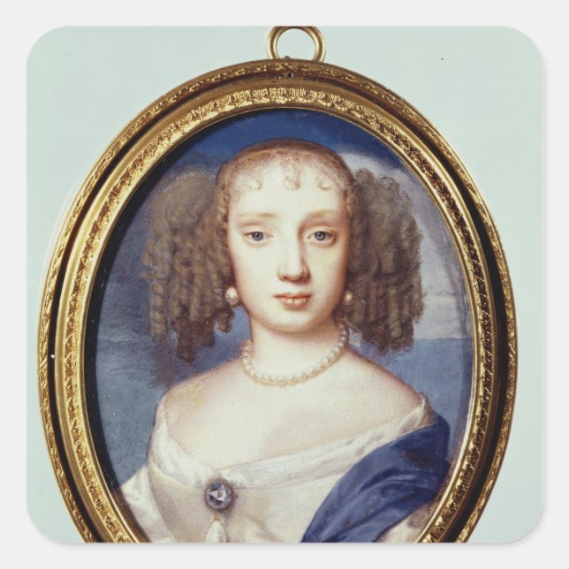 Duchess of Orleans, c.1665 Square Sticker (Front)