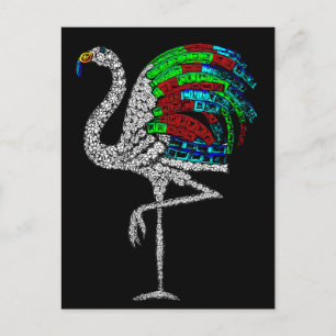 Duchess of Windsor Flamingo Brooch Postcard