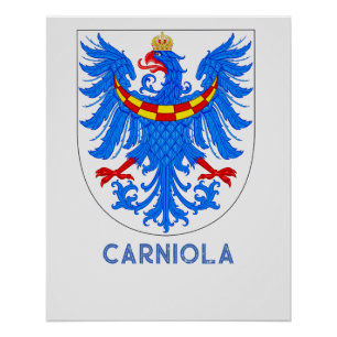 Duchy of Carniola Alpine Nobility Heraldic Art Poster