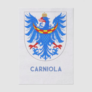 Duchy of Carniola Alpine Nobility Heraldic Art Tissue Paper
