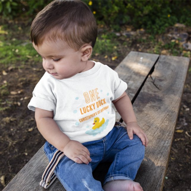 Duck 1st Birthday Baby T-Shirt (Creator Uploaded)