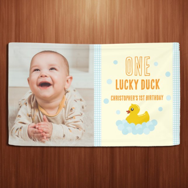 Duck 1st Birthday Banner (Creator Uploaded)