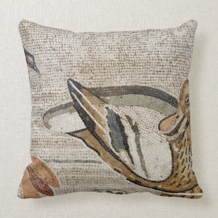 Duck and bird, Nile mosaic, House of the Faun Cushion