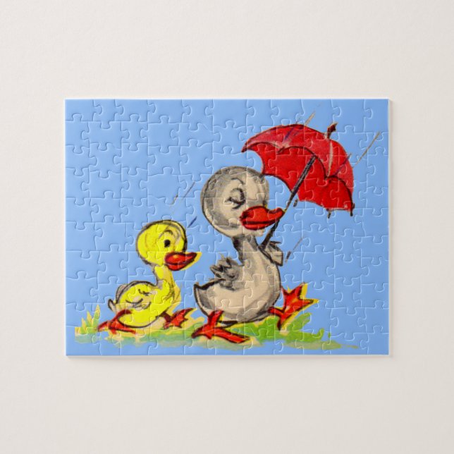 duck and duckling jigsaw puzzle (Horizontal)