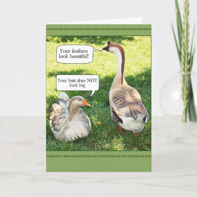 Duck and Goose Mother's Day Card (Front)