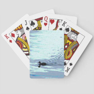 Duck and Lake Ripples Playing Cards