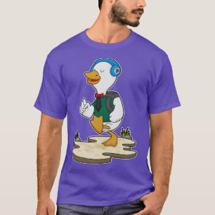 Duck as Hiker with Backpack T-Shirt
