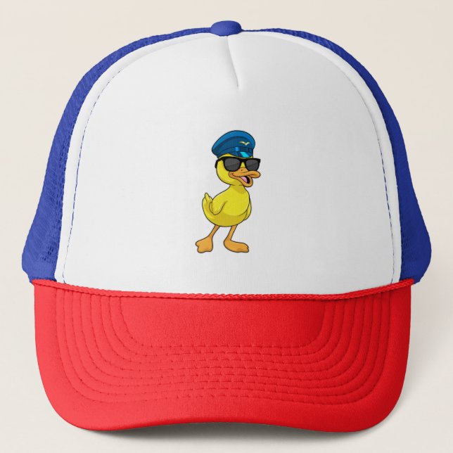 Duck as Pilot with Pilot hat (Front)