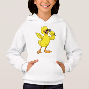 Duck as Singer with Microphone