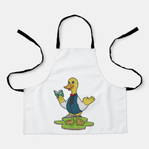 Duck as Teacher with Book Apron
