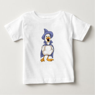 Duck as Witch with Hat Baby T-Shirt