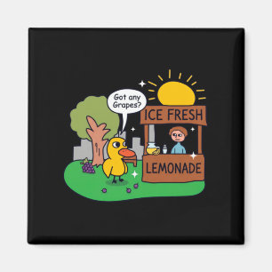 Duck Asks For Grapes Lemonade Stand Magnet