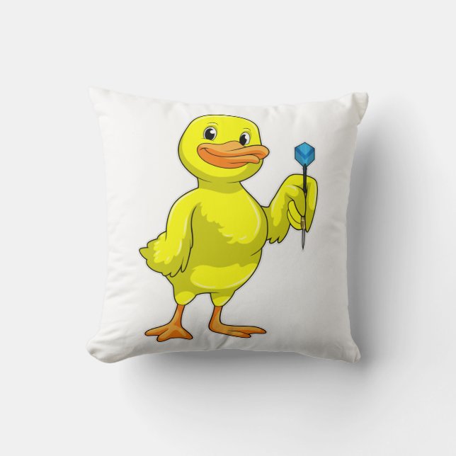 Duck at Darts with Dart Cushion (Front)