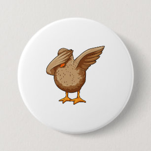 Duck at Hip Hop Dance Dab 7.5 Cm Round Badge