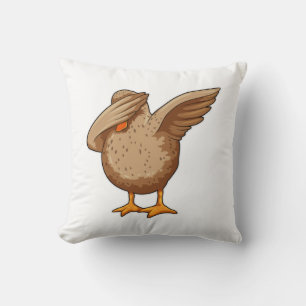 Duck at Hip Hop Dance Dab Cushion