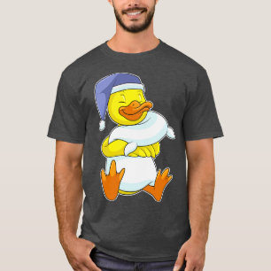 Duck at Sleeping with Nightcap T-Shirt