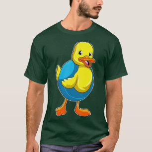 Duck at Swimming with Swim ring T-Shirt