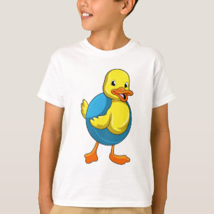 Duck at Swimming with Swim ring T-Shirt